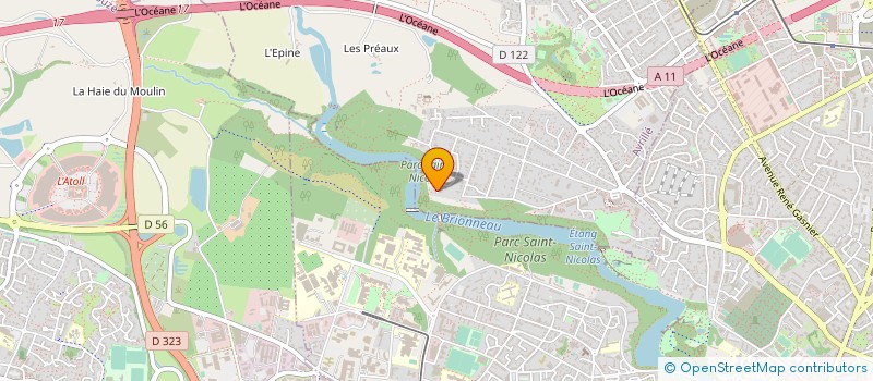 localisation de l'entreprise MADAME SOPHIA MAULINE  AVRILLE