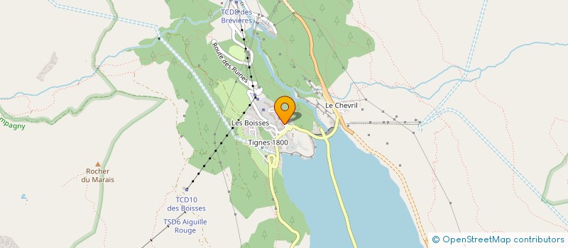 localisation de l'entreprise MADAME SOPHIA MILLER  TIGNES