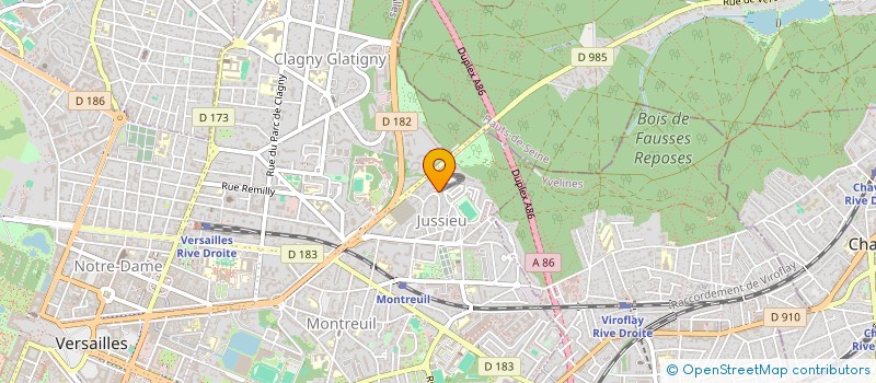localisation de l'entreprise MADAME SOPHIA MOUALED à VERSAILLES