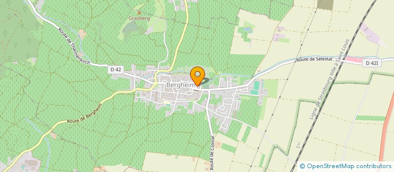 localisation de l'entreprise MADAME SOPHIA MOUDNIB  BERGHEIM