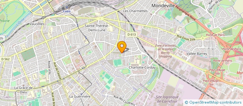 localisation de l'entreprise MADAME SOPHIA NAIRI à CAEN