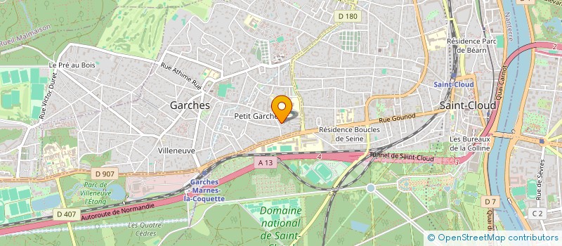 localisation de l'entreprise MADAME SOPHIA NASRALLAH à GARCHES