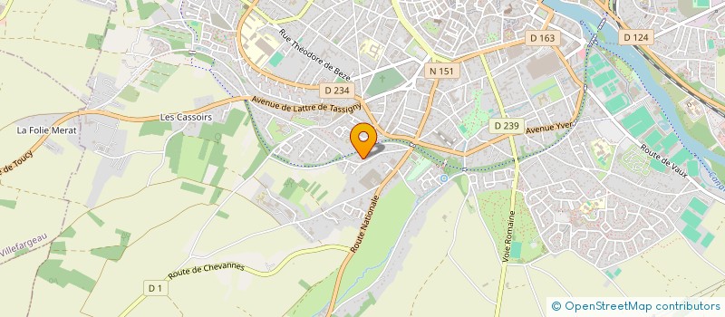 localisation de l'entreprise MADAME SOPHIA NATALI à AUXERRE