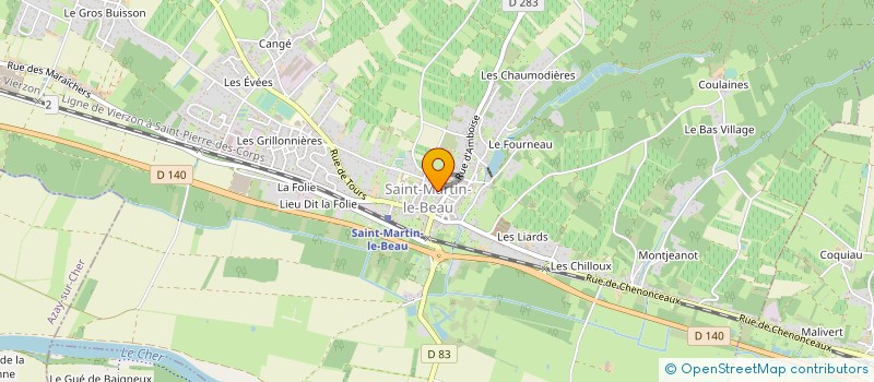 localisation de l'entreprise MADAME SOPHIA OTMANI  SAINT-MARTIN-LE-BEAU