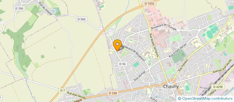 localisation de l'entreprise MADAME SOPHIA OUMOUSSA  CHAUNY