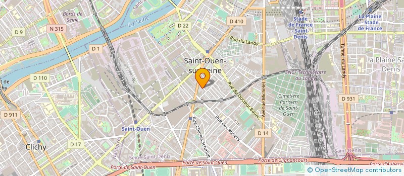 localisation de l'entreprise MADAME SOPHIA PAGAN à SAINT-OUEN-SUR-SEINE