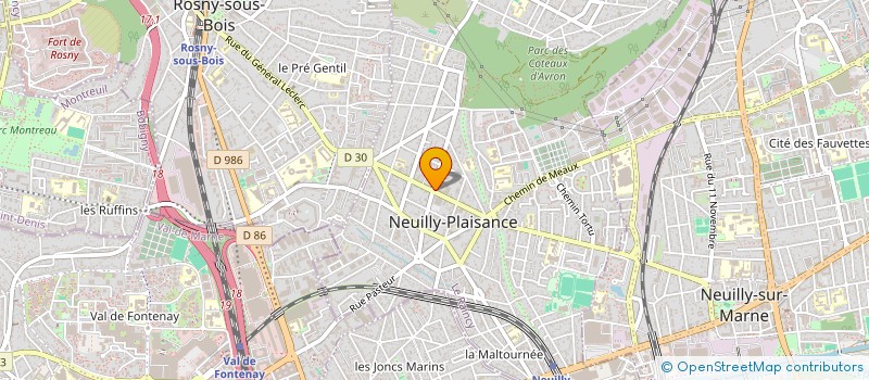 localisation de l'entreprise MADAME SOPHIA PERRIN  NEUILLY-PLAISANCE