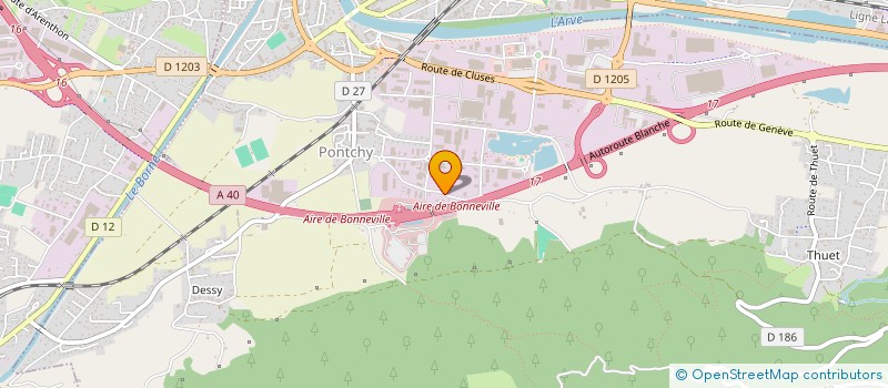 localisation de l'entreprise MADAME SOPHIA PETREL  BONNEVILLE