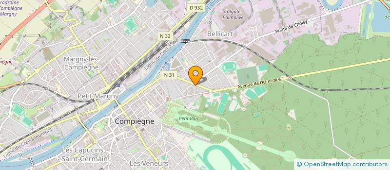 localisation de l'entreprise MADAME SOPHIA RABHAOUI  COMPIEGNE