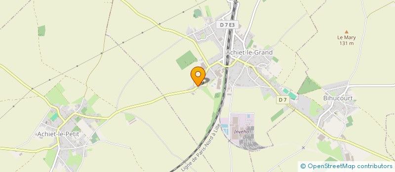 localisation de l'entreprise MADAME SOPHIA RONNELLE  ACHIET-LE-GRAND