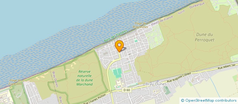 localisation de l'entreprise MADAME SOPHIA ROSE  BRAY-DUNES