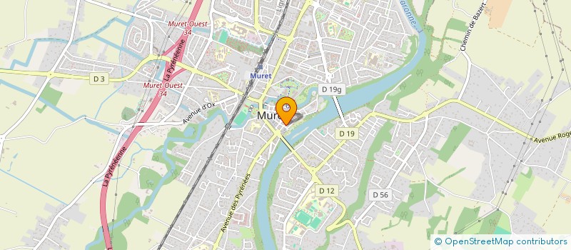 localisation de l'entreprise MADAME SOPHIA SADI  MURET