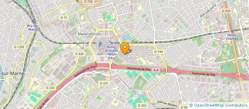 localisation de l'entreprise MADAME SOPHIA SADOK  NOISY-LE-GRAND