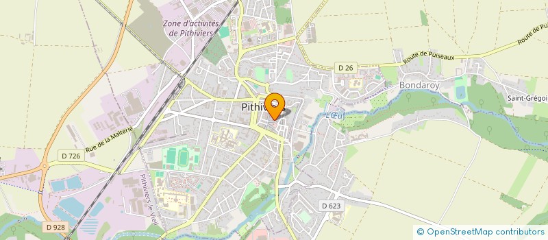 localisation de l'entreprise MADAME SOPHIA SALHI à PITHIVIERS