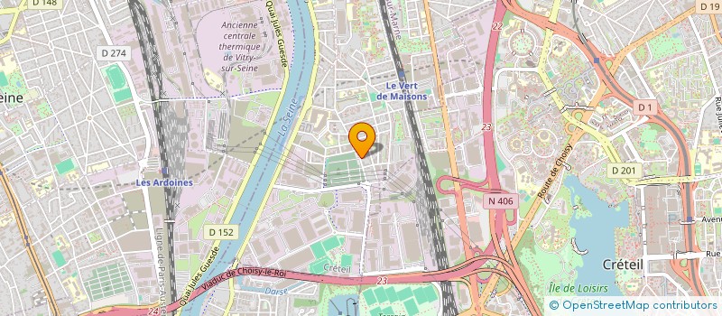 localisation de l'entreprise MADAME SOPHIA SAMAROU  ALFORTVILLE