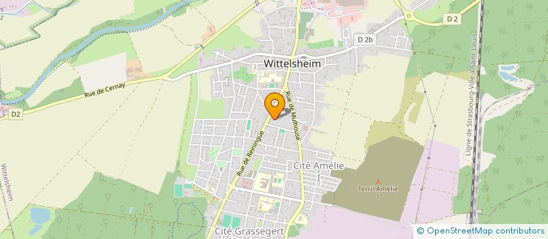 localisation de l'entreprise MADAME SOPHIA SANKOUR  WITTELSHEIM