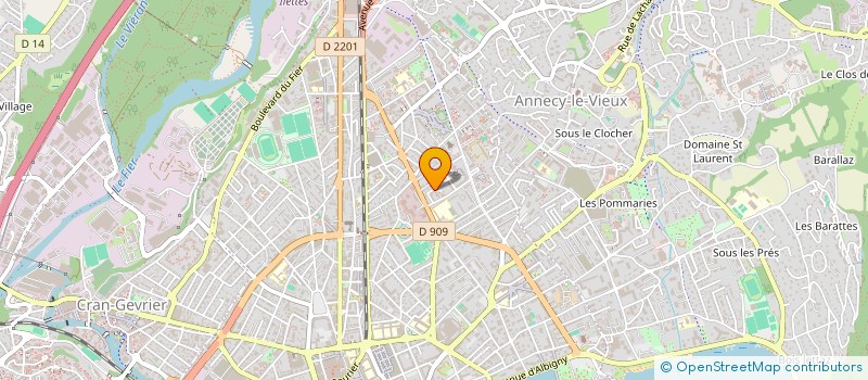 localisation de l'entreprise MADAME SOPHIA SENHAJI à ANNECY