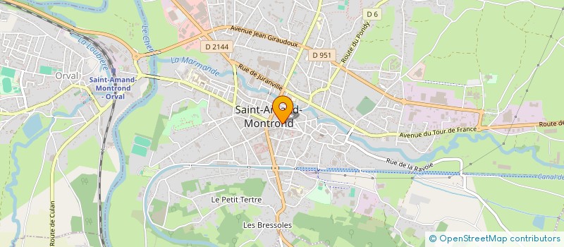 localisation de l'entreprise MADAME SOPHIA TERTEREAU à SAINT-AMAND-MONTROND