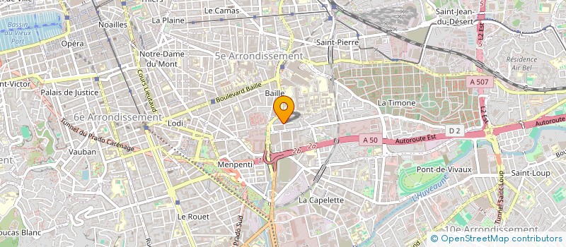 localisation de l'entreprise MADAME SOPHIA TIAKOUT à MARSEILLE 13EME