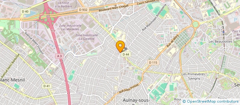 localisation de l'entreprise MADAME SOPHIA TOUAHRI à AULNAY-SOUS-BOIS