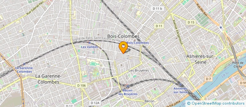 localisation de l'entreprise MADAME SOPHIA VAN DE KAMP à BOIS-COLOMBES