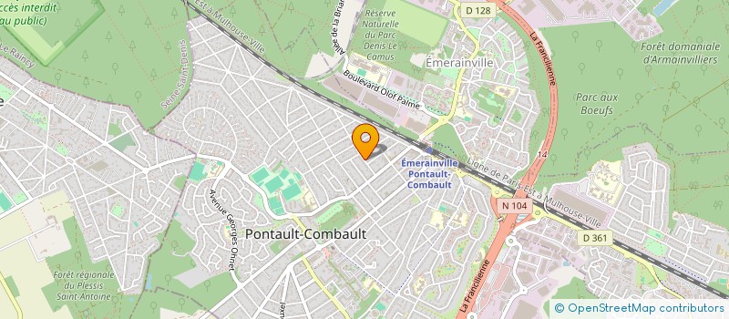 localisation de l'entreprise MADAME SOPHIE ABITBOL à PONTAULT-COMBAULT