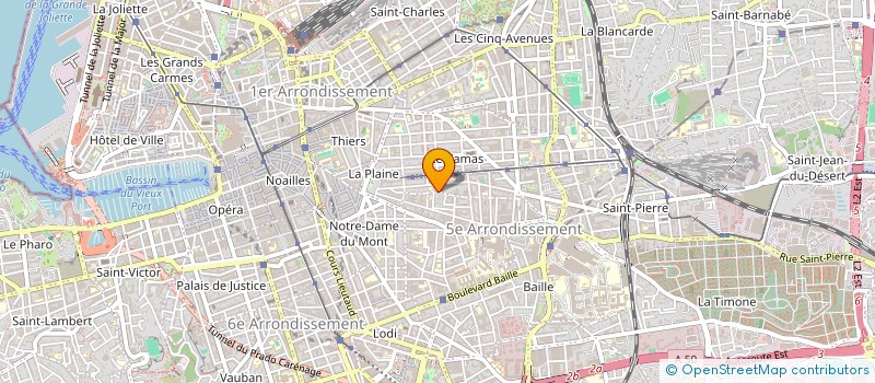 localisation de l'entreprise MADAME SOPHIE ABRAHAM à MARSEILLE