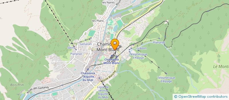 localisation de l'entreprise MADAME SOPHIE ABRASSART à CHAMONIX-MONT-BLANC
