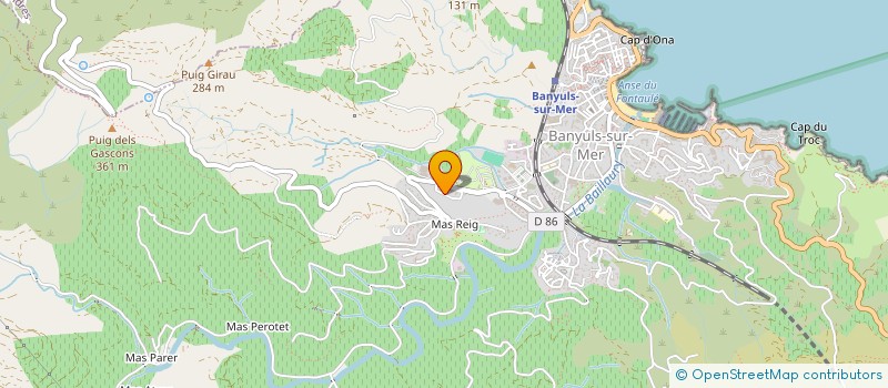 localisation de l'entreprise MADAME SOPHIE ACHARD  BANYULS-SUR-MER