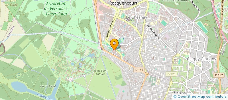 localisation de l'entreprise MADAME SOPHIE ACHERITOGARAY  LE CHESNAY-ROCQUENCOURT