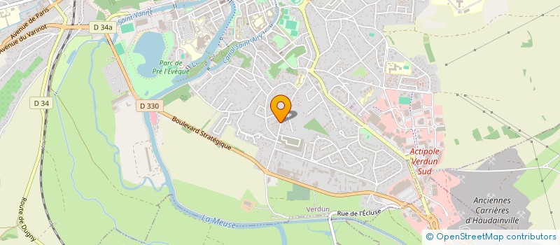 localisation de l'entreprise MADAME SOPHIE ADAM  THIERVILLE-SUR-MEUSE