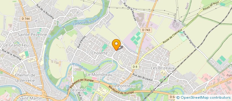 localisation de l'entreprise MADAME SOPHIE ADAM à NIORT