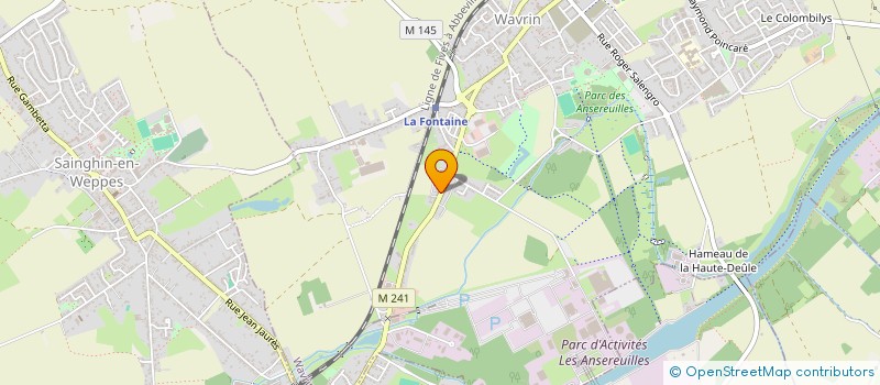 localisation de l'entreprise MADAME SOPHIE ADDOUCHE  WAVRIN