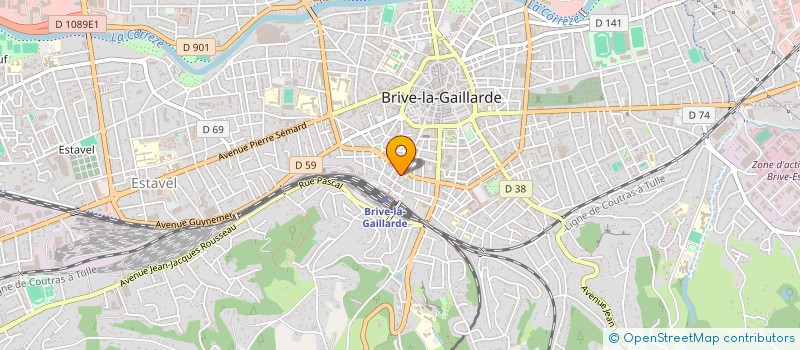localisation de l'entreprise MADAME SOPHIE ADENIS à BRIVE-LA-GAILLARDE