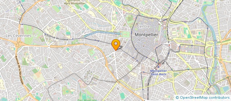localisation de l'entreprise MADAME SOPHIE ADOU à MONTPELLIER
