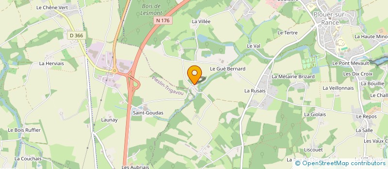 localisation de l'entreprise MADAME SOPHIE-AGNES DELPHIN MARTIN à PLOUER-SUR-RANCE