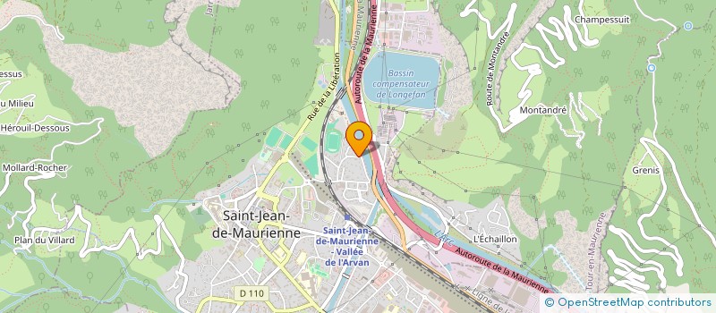 localisation de l'entreprise MADAME SOPHIE AHRENS à SAINT-JEAN-DE-MAURIENNE
