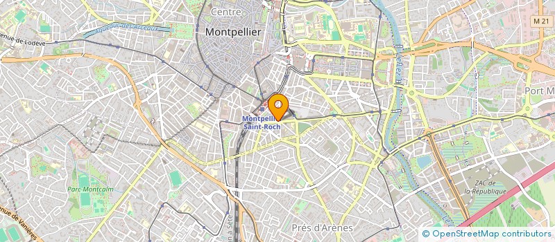 localisation de l'entreprise MADAME SOPHIE AIGON à MONTPELLIER