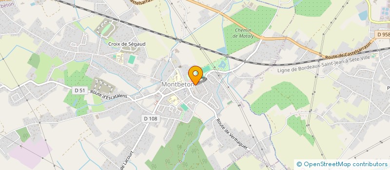 localisation de l'entreprise MADAME SOPHIE AIT-ALI  MONTBETON