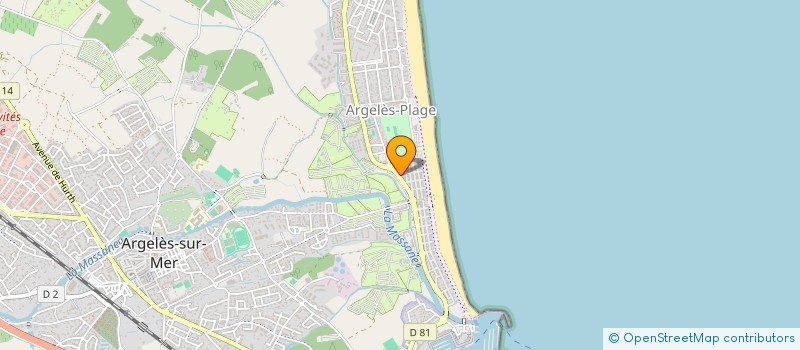 localisation de l'entreprise MADAME SOPHIE AK à ARGELES-SUR-MER