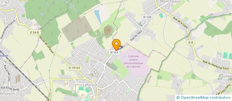 localisation de l'entreprise MADAME SOPHIE ALARICH  LEFOREST