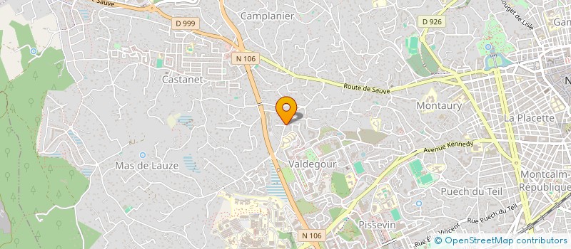 localisation de l'entreprise MADAME SOPHIE ALBA  NIMES