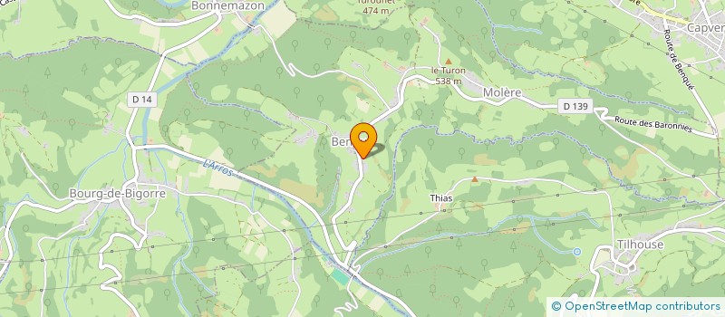 localisation de l'entreprise MADAME SOPHIE ALBERT  BENQUE-MOLERE