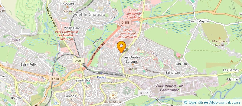 localisation de l'entreprise MADAME SOPHIE ALBINET  ONET-LE-CHATEAU