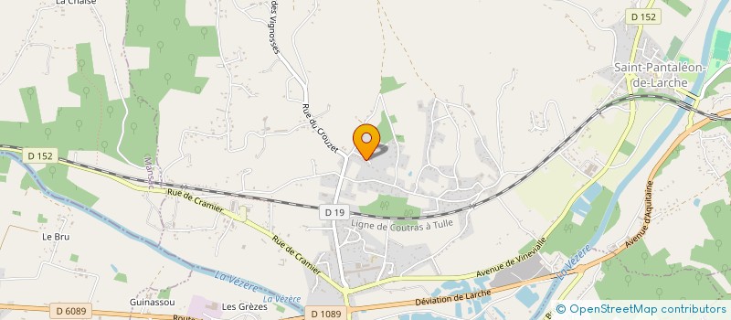 localisation de l'entreprise MADAME SOPHIE ALBRECHT  SAINT-PANTALEON-DE-LARCHE