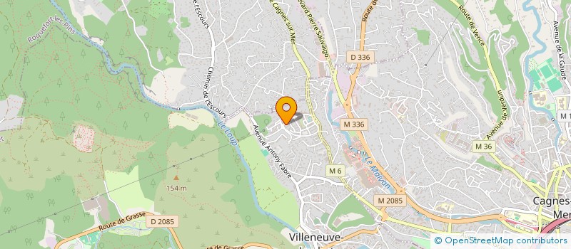 localisation de l'entreprise MADAME SOPHIE ALEMANY à VILLENEUVE-LOUBET