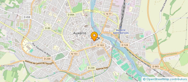 localisation de l'entreprise MADAME SOPHIE ALLAIN à AUXERRE