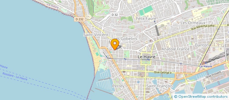 localisation de l'entreprise MADAME SOPHIE ALLAIN à LE HAVRE