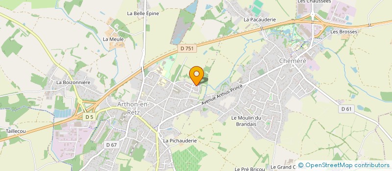 localisation de l'entreprise MADAME SOPHIE ALLAIN-LERAY  SAINT-PERE-EN-RETZ