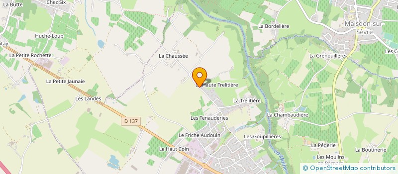 localisation de l'entreprise MADAME SOPHIE ALLONCLE à AIGREFEUILLE-SUR-MAINE
